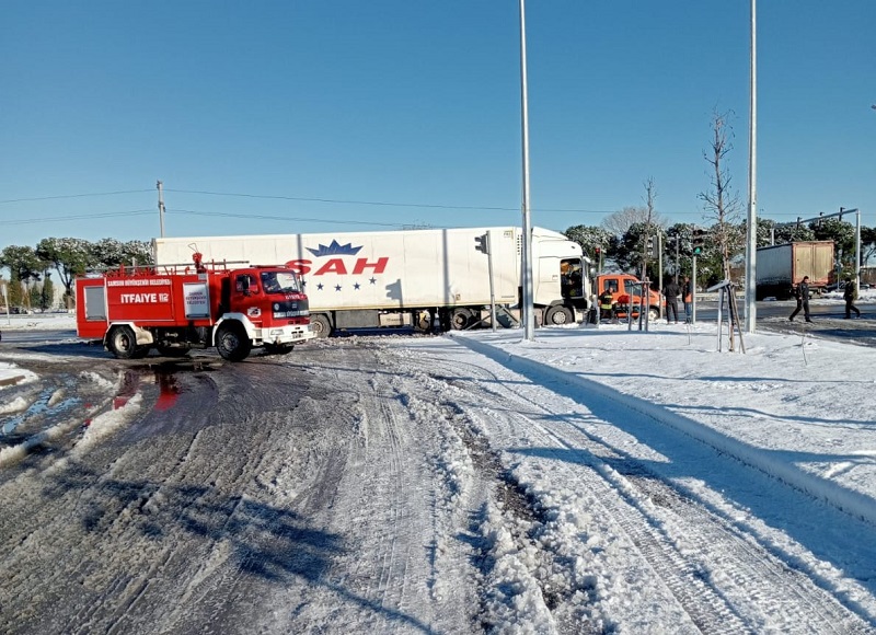 Samsun'da zincirleme kaza