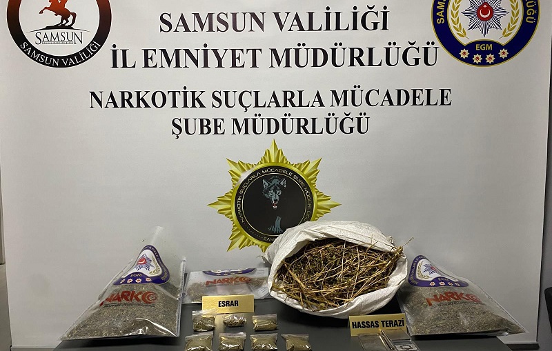 Samsun'da film gibi olay