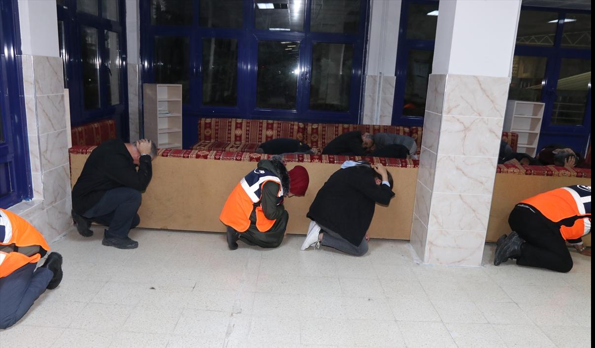 Konya'da deprem tatbikatı