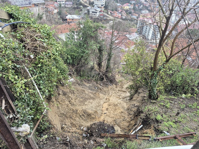 Zonguldak'ta heyelan