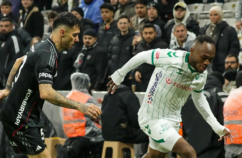 Konyaspor Beşiktaş'a yenildi