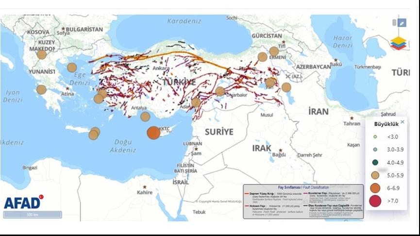 10 ayda 17 bin deprem meydana geldi