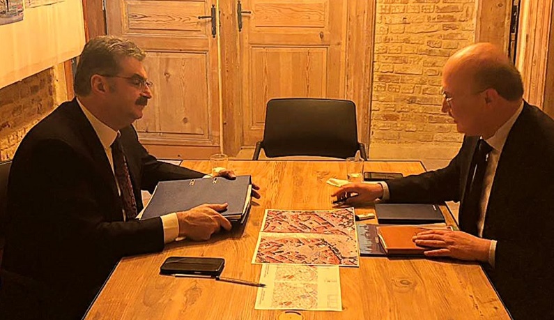 Milletvekili Orhan Erdem Başkan Köksal'la bir araya geldi