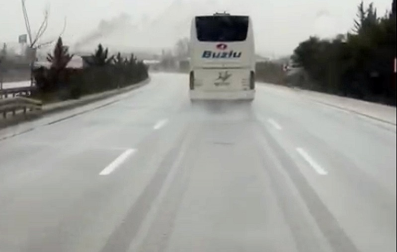 Firmaya ait bir başka otobüse aşırı hız cezası