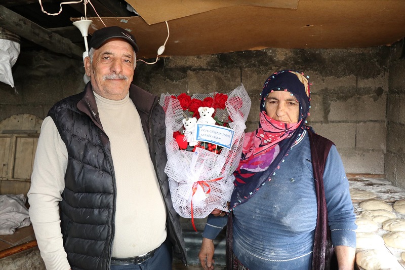 Yarım asırlık eşe 14 Şubat sürprizi