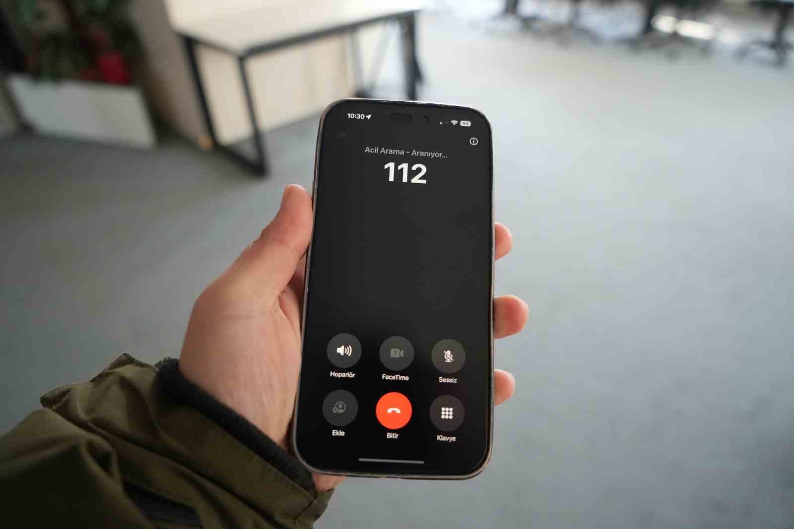 112'den pasta isteyince ceza yedi