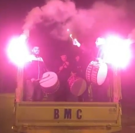 Adana'da marşlı, meşaleli ilk sahur mesaisi