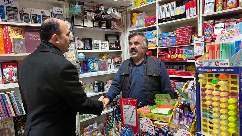 Başkan Altay'dan esnaf ziyareti