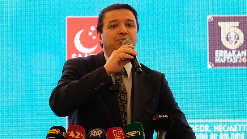 Saadet Parti'li Arıkan Konya'da konuştu
