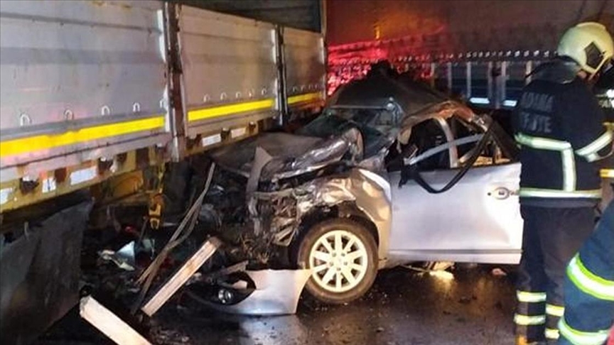Mersin'de zincirleme trafik kazası 1 ölü 7 yaralı