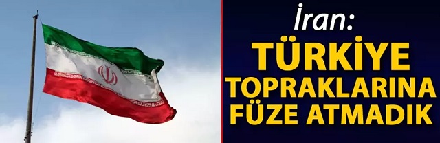 Türkiye topraklarına füze atmadık
