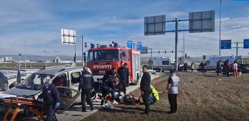 Çorum'da trafik kazası 7 yaralı