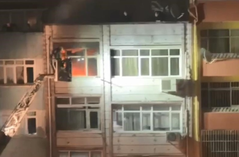 Eşini öldürüp evi ateşe verdi!
