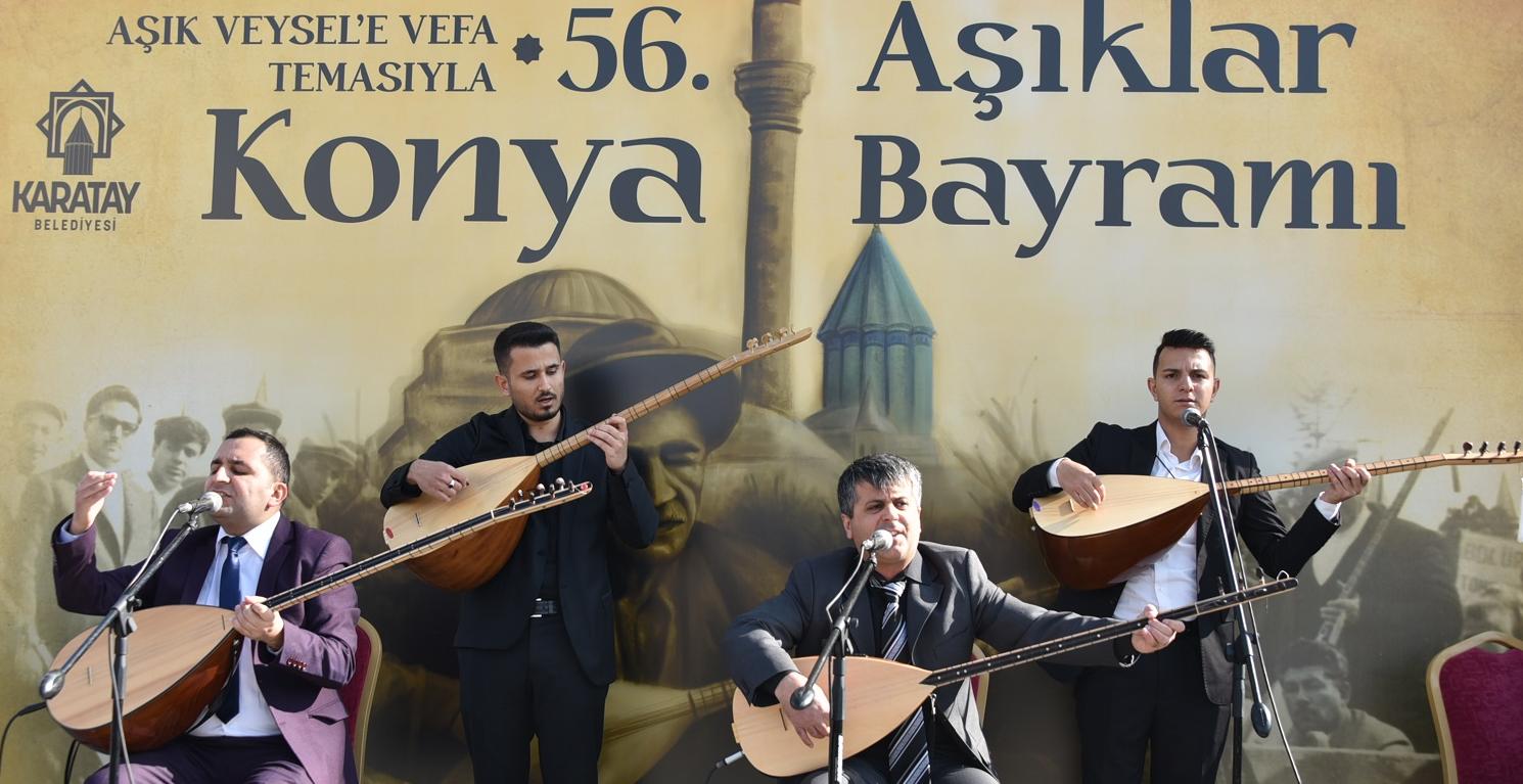 56. Konya Aşıklar Bayramı başladı
