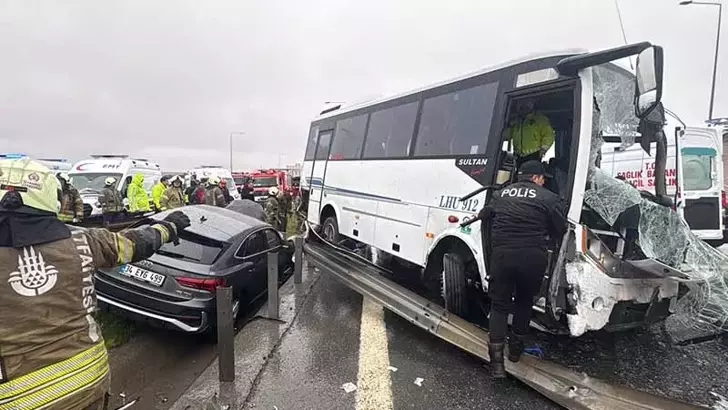 Başakşehir'de zincirleme kaza