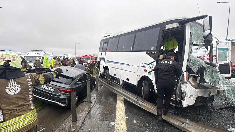 Başakşehir'deki kazada 30 yaralı var