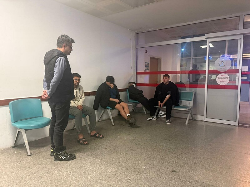 Üniversite öğrencileri hastanelik oldu