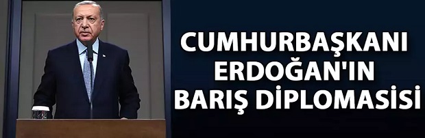 Cumhurbaşkanı Erdoğan'ın barış diplomasisi