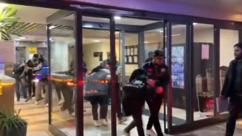 14 araç kundaklandı