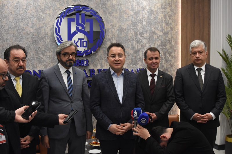 Ali Babacan Konya Tarım Fuarı'nı gezdi