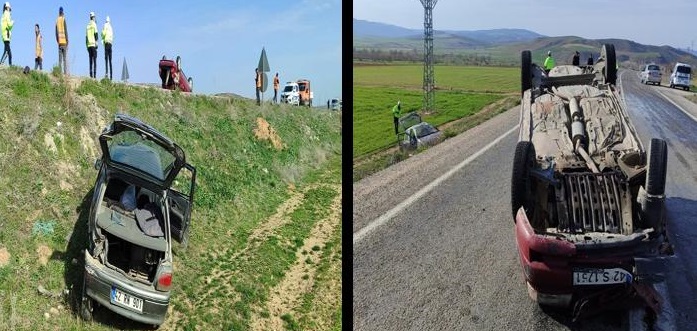 Otomobiller çarpıştı: 6 yaralı