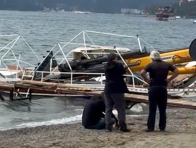 Vincin kırılan kaldırma kolu üzerine düştü