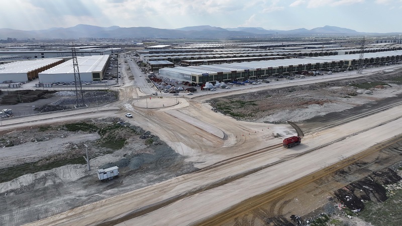 Sanayi bölgesinde trafik yoğunluğu azalacak