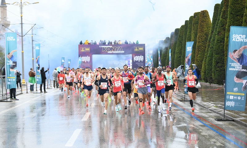 Konya'da Uluslararası yarı maratonu heyecanı