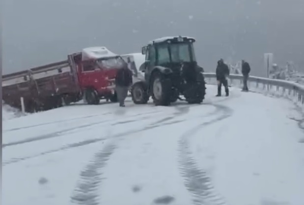 Mersin’de mayıs ayında kar yağdı