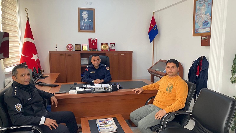 Üsteğmen Fatih Direk’e hayırlı olsun ziyareti