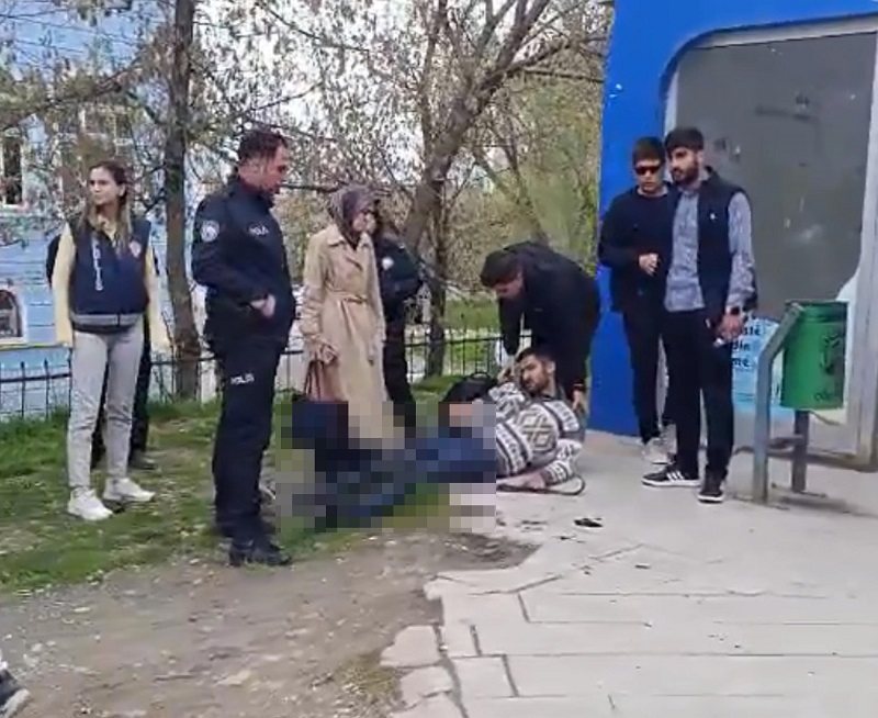 Boşanma başvurusu yapmaya gelen eniştesini vurdu
