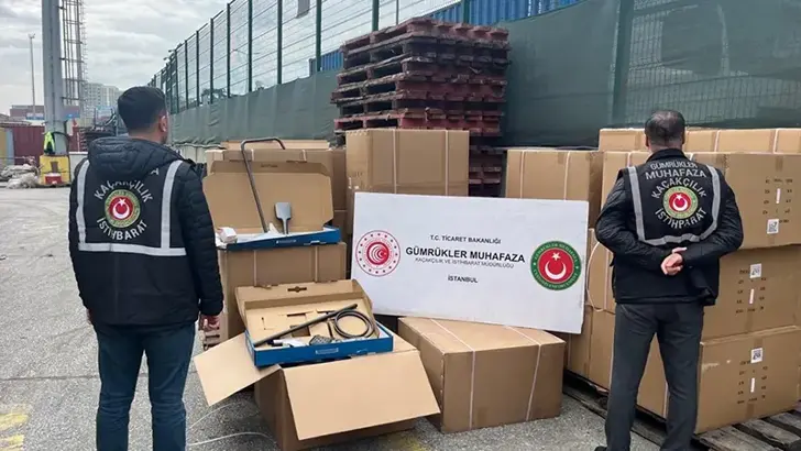 34,2 milyar lira değerinde kaçak eşya ve uyuşturucu geçirildi