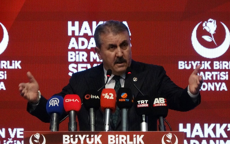 Destici Konya'dan muhalefeti eleştirdi