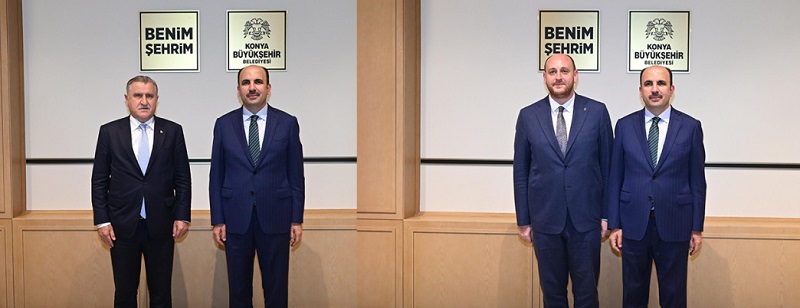 Bak ve Büyükgümüş Başkan Altay'ı ziyaret etti