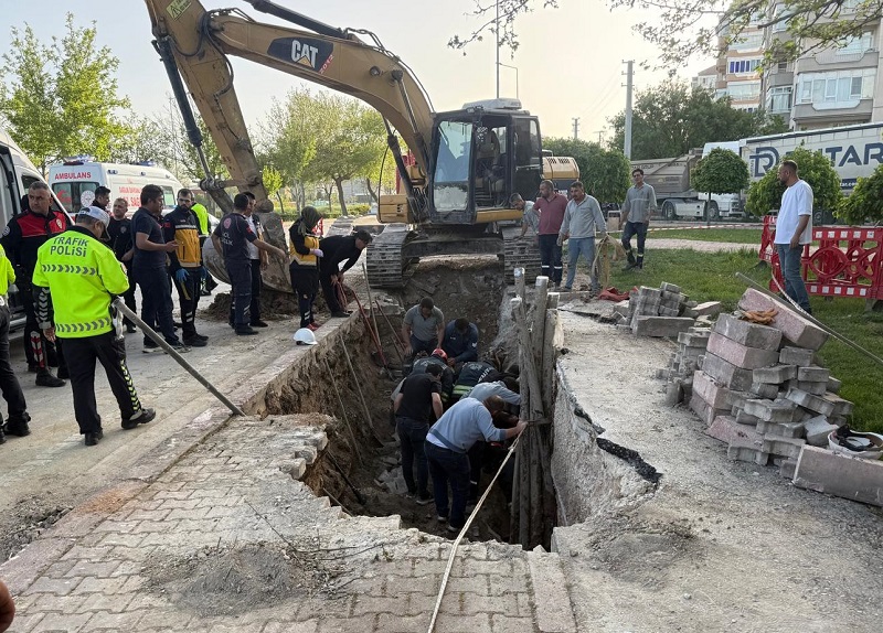 Altyapı çalışmaları sırasında göçük