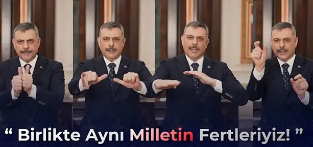 Bakan Çiftçi'den işaret diliyle 'Engelliler Haftası' mesajı
