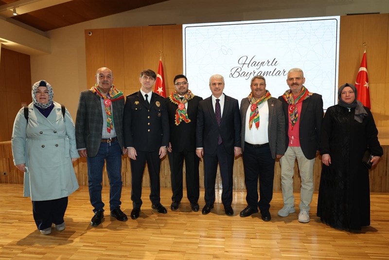 Konya'da geleneksel bayramlaşma töreni