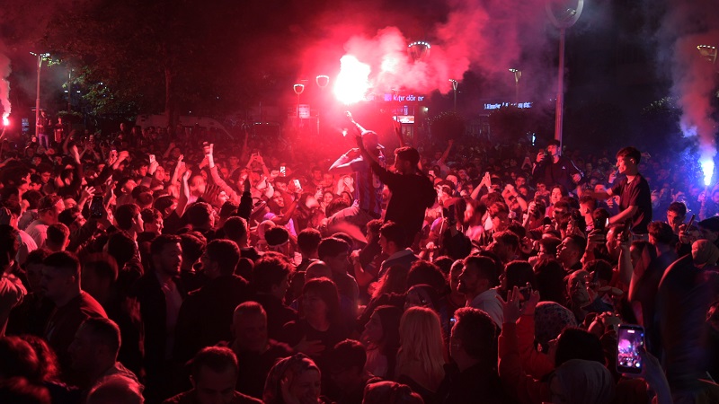 Trabzon'da kupa zaferi coşkusu