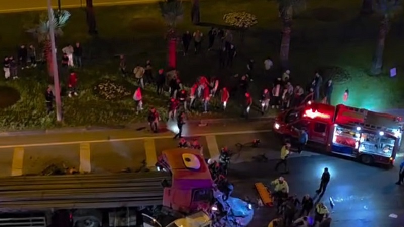 Giresun'da feci kaza