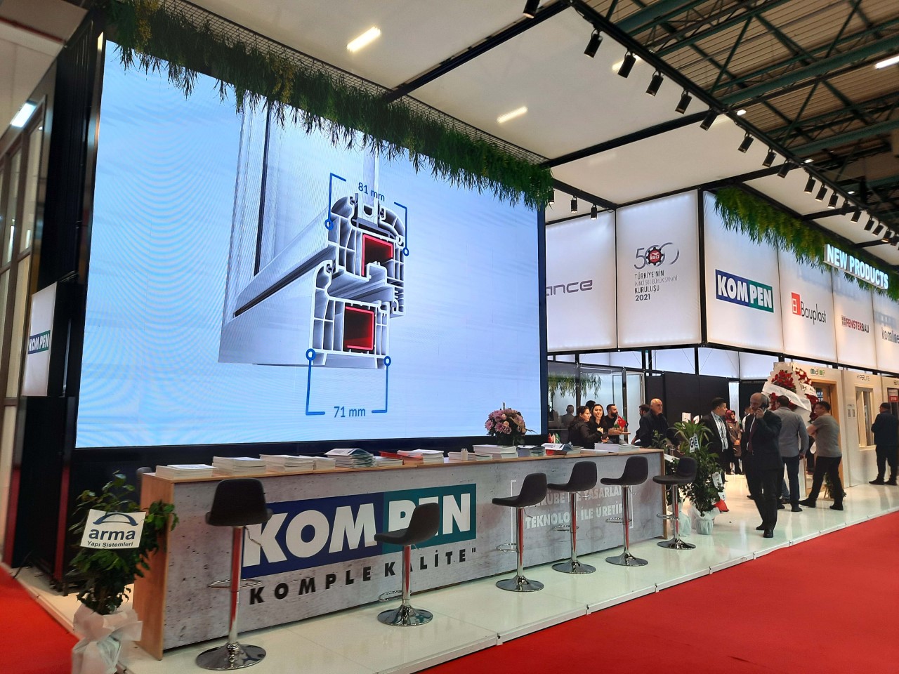 KOMPEN, Avrasya Pencere 2022 Fuarı'nda yeni ürünlerini tanıttı
