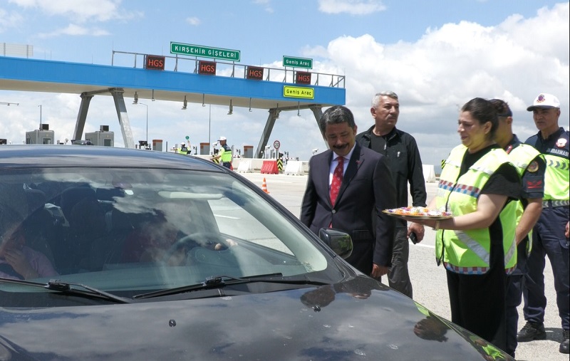 Kırşehir´de bayram arifesinde trafik denetimi