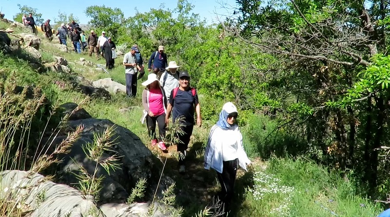 Tarihi yayla yolunu tekrar yürüdüler