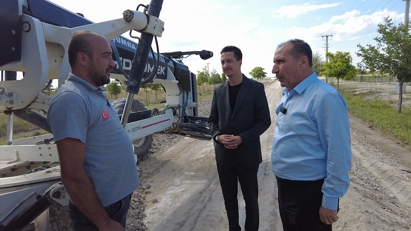 Çumra'da yol çalışmaları