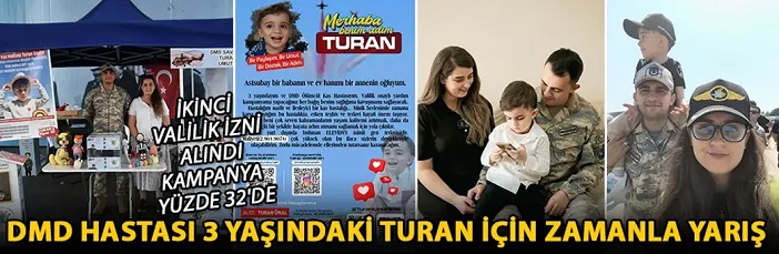 3 yaşındaki Turan için zamanla yarış