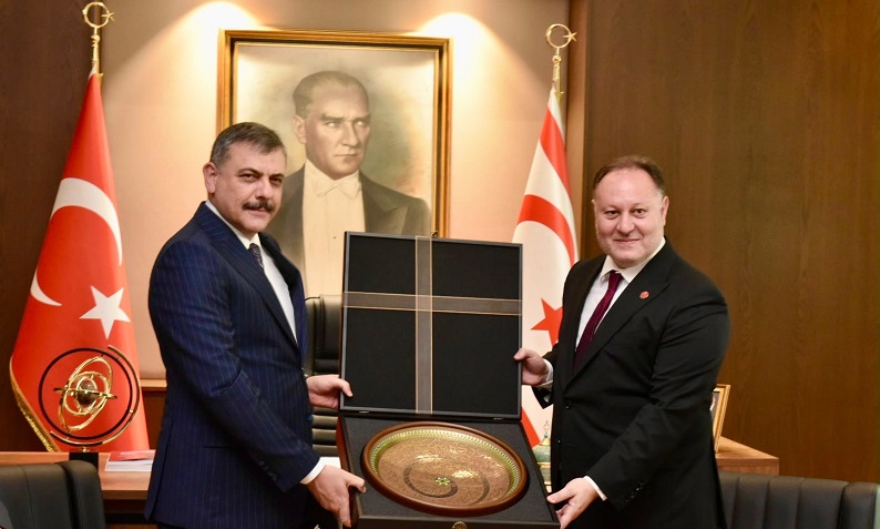 KKTC Başbakanı Üstel, Bakan Çiftçi’yi kabul etti