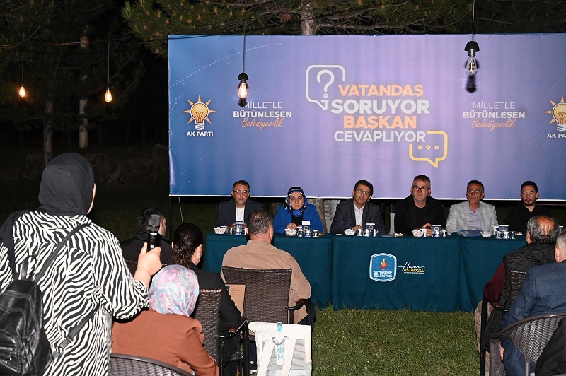 Başkan Ustaoğlu soruları cevapladı