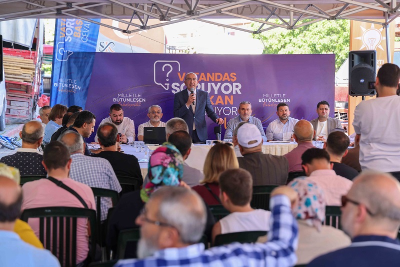 Vatandaş soruyor Başkan cevaplıyor