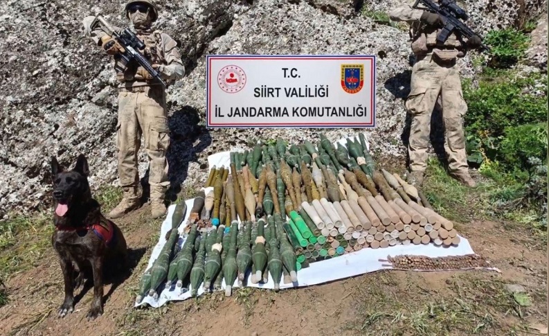 34 mağara sığınak ve barınma alanı imha edildi