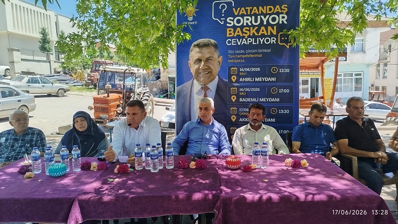 Vatandaş sordu Başkan yanıtladı