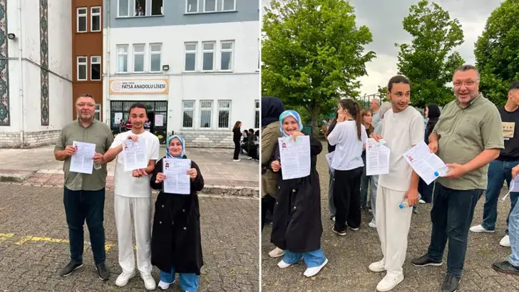 Aynı okulda YKS heyecanı yaşadılar